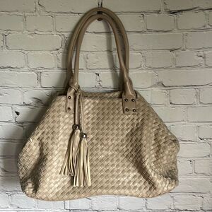 David Jones Taupe Soft & Supple Faux Leather Shoulder Bag Purse